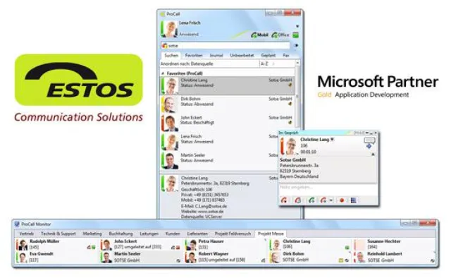 Bild: UC-Softwarehersteller ESTOS ist erneut „Microsoft Gold – Kompetenzpartner Application Development“