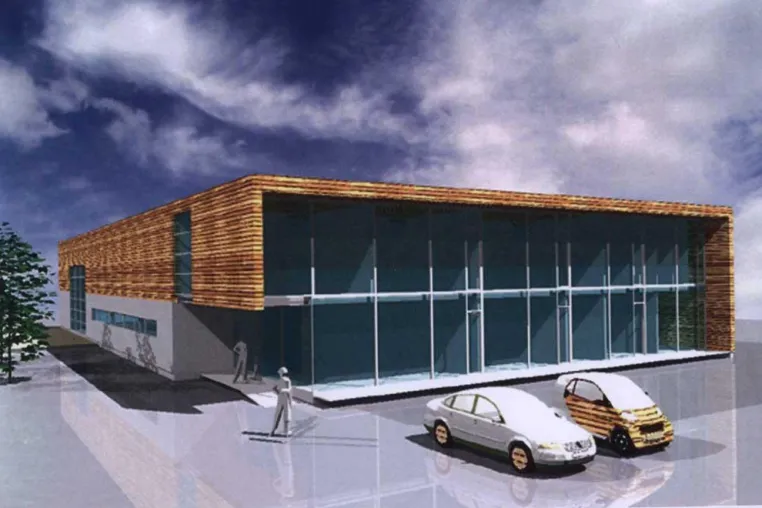 Neubau Logistik- und Fertigungszentrum Bild: Neubau Logistik- und Fertigungszentrum