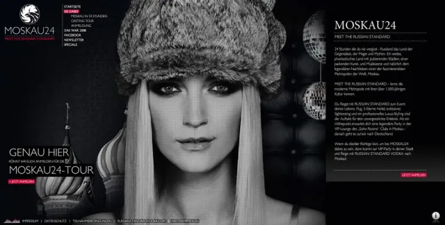 Bild: Russian Standard Vodka startet für MOSKAU24 - “Meet the Russian Standard“ auf Facebook und mit neuer Seite
