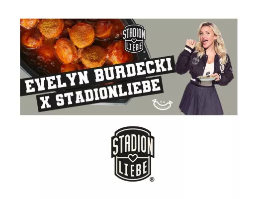 Evelyn Burdecki ist das neue Werbegesicht von Stadionliebe® - eine Zusammenarbeit mit Biss Bild: Evelyn Burdecki ist das neue Werbegesicht von Stadionliebe® - eine Zusammenarbeit mit Biss