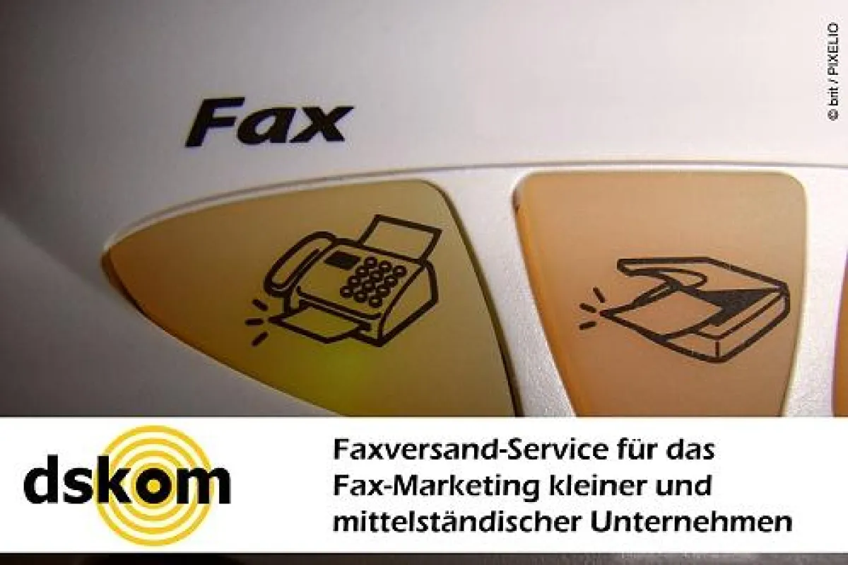 Faxservice im Internet von dskom Onlineservices