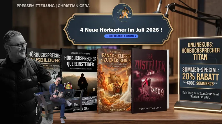 Bild: Christian Gera prägt als Branchen Pionier die Hörbuchlandschaft wie kein zweiter