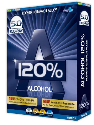 Bild: Franzis Klassiker Alcohol 120% 5.0 zukunftssicher im Blauen Gewand
