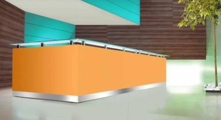Liebe auf den ersten Blick - 100 Empfangstheken von Inwerk sorgen für ein sympathisches Entrée Bild: Liebe auf den ersten Blick - 100 Empfangstheken von Inwerk sorgen für ein sympathisches Entrée