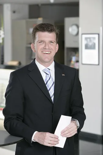 Bild: Wieder zuhause: Christoph Lueg leitet das Mercure Hotel Hamburg City