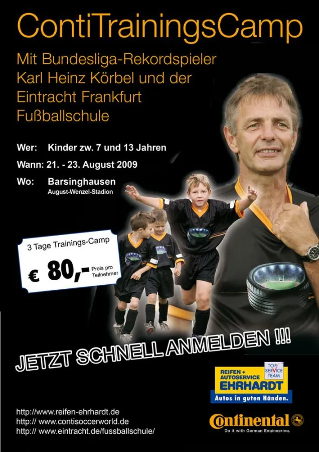 ContiTrainingsCamp vom 21.-23. August 2009