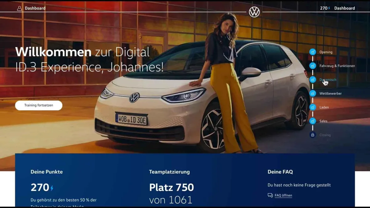 Digital ID.3 Experience Plattform (Illustration: fischerAppelt, live marketing)