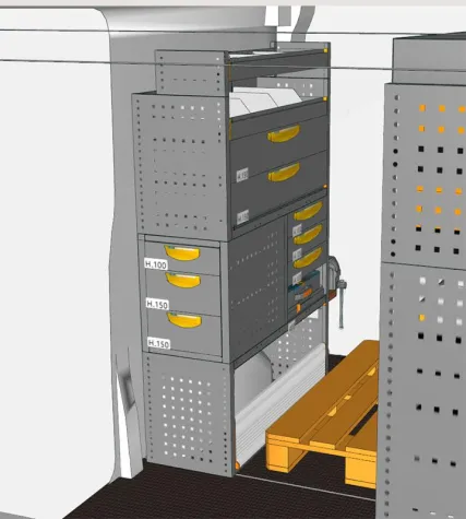 Bild: StoreVan mobile Werkstatt für den Bereich Haustechnik
