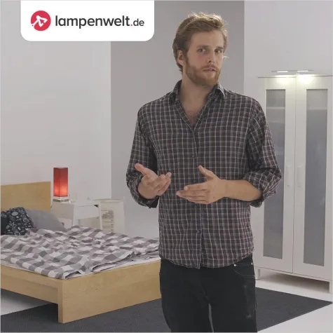 Bild: Neues Ratgeber-Video von Lampenwelt.de: Entspannen & arbeiten in einer Schlafzimmer-Homeoffice-Kombination
