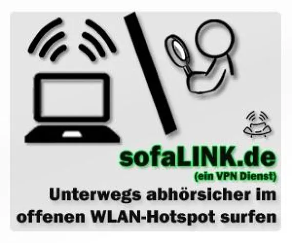 Bild: Sicher unterwegs: Drahtlos Surfen mit VPN