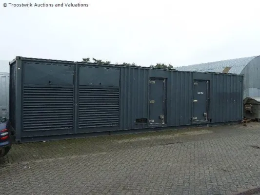 Bild: Online Versteigerung eines Dieselaggregats