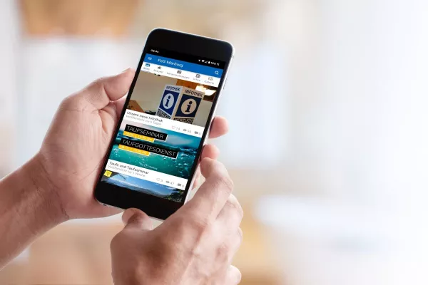 Bild: Freie evangelische Gemeinde Marburg organisiert Gemeindeleben mit App