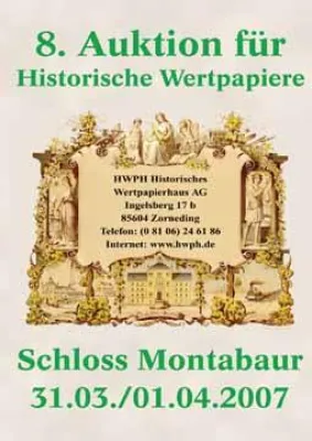 Bild: 8. Auktion für Historsiche Wertpapiere - weltweit größte Auktion für Historische Wertpapiere aus Russland