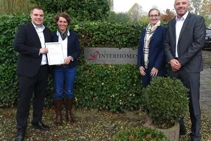 INTERHOMES AG ausgezeichnet für die Senkung der CO2-Emissionen beim Drucken Bild: INTERHOMES AG ausgezeichnet für die Senkung der CO2-Emissionen beim Drucken