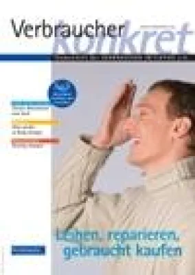 Bild: VERBRAUCHER INITIATIVE informiert über clevere Alternativen zum Neukauf