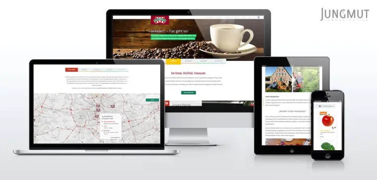 Bild: SuperBioMarkt und JUNGMUT: Website Relaunch als Meilenstein in digitaler Kundenkommunikation