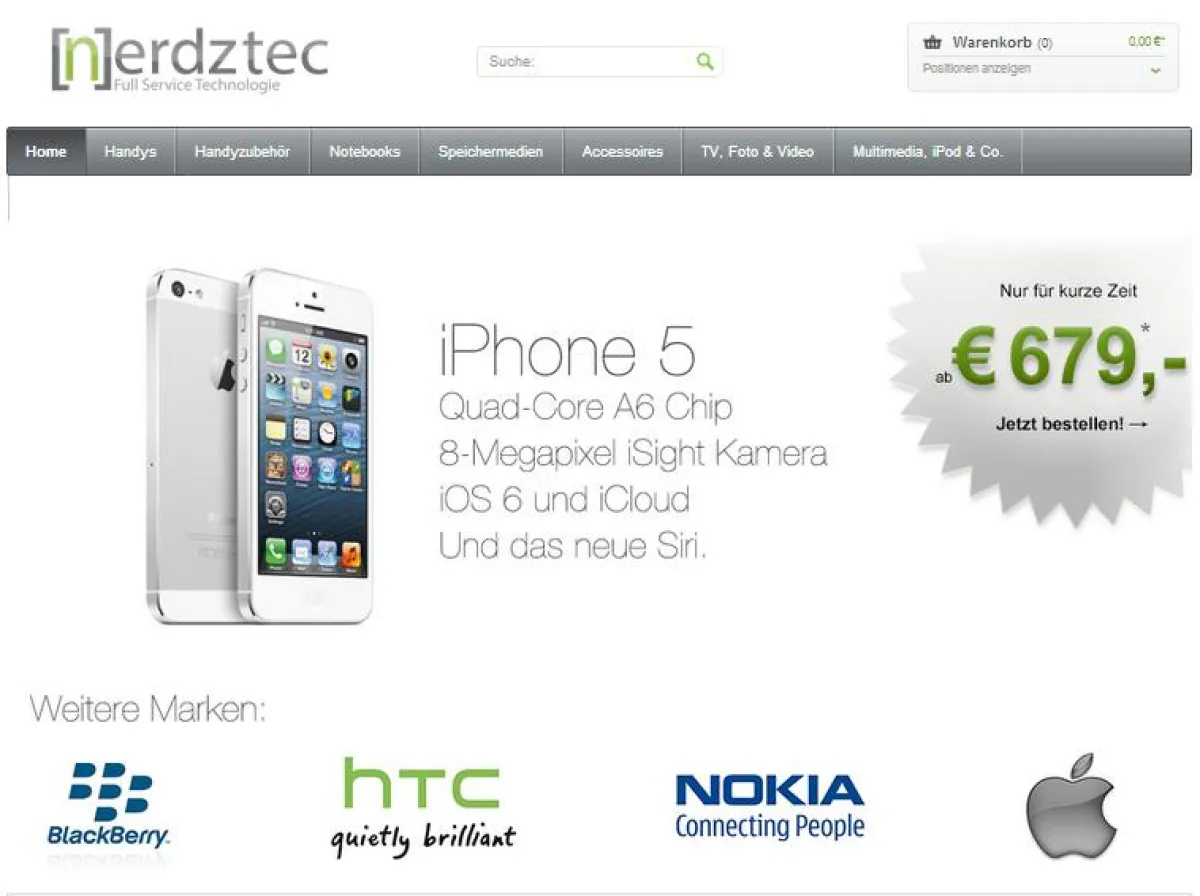 Nerdztec.de - Handys, Games, Spielekonsolen u.v.m.