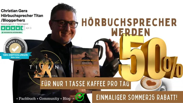 Bild: Christian Gera startet Bildungsoffensive: Onlinekurs für Hörbuchsprecher Quereinsteiger :innen