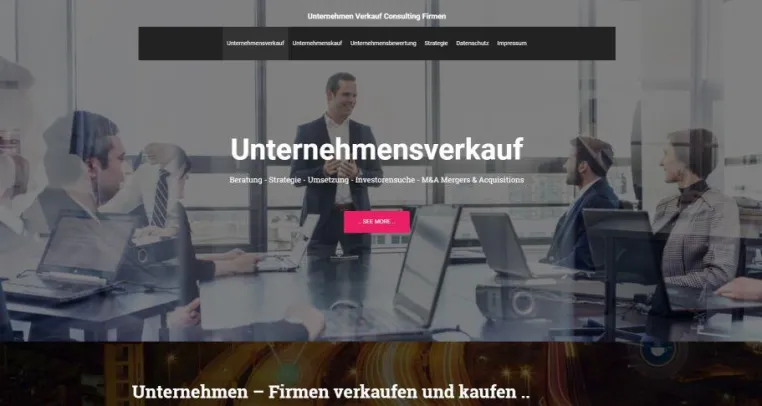 Bild: Unternehmensverkauf in Deutschland