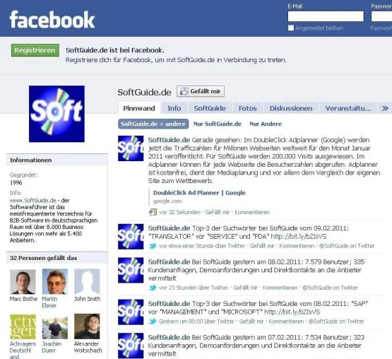 Bild: IT-Branche bei Facebook noch zurückhaltend