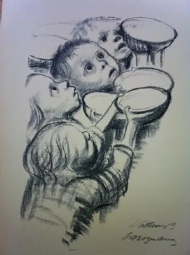 Benefizaktion Kunst hilft geben für Arme gegen Hunger in Köln Bild: Benefizaktion Kunst hilft geben für Arme gegen Hunger in Köln
