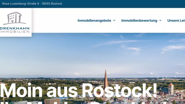 Drenkhahn Immobilien - Ihr zuverlässiger Immobilienmakler in Rostock und Umgebung Bild: Drenkhahn Immobilien - Ihr zuverlässiger Immobilienmakler in Rostock und Umgebung