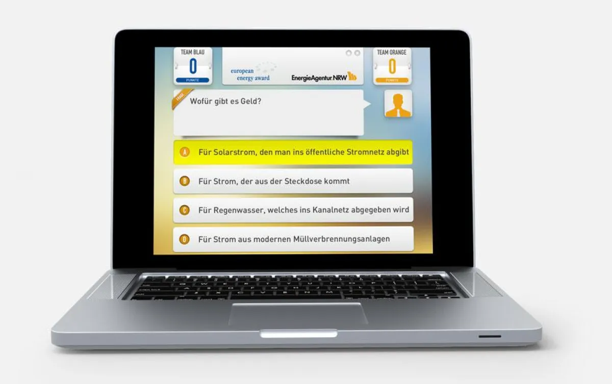 Das Firmen-Quiz von Andrift für die EnergieAgentur.NRW