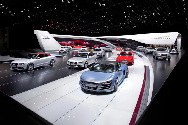 Bild: Schmidhuber + Partner und KMS TEAM gestalten Auftritt von Audi in Genf 2012