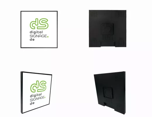 Bild: Digital Signage aus Hamburg: Digitale Poster schaffen Aufmerksamkeit auf engstem Raum