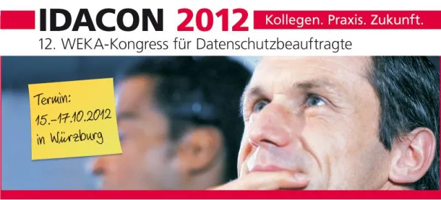 Bild: Top-Thema auf der IDACON 2012: Die neue EU-Datenschutzverordnung