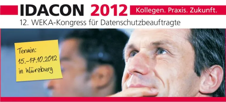 Bild: Top-Thema auf der IDACON 2012: Die neue EU-Datenschutzverordnung