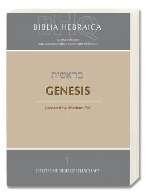 Bild: Neuerscheinung: Band Genesis der Biblia Hebraica Quinta