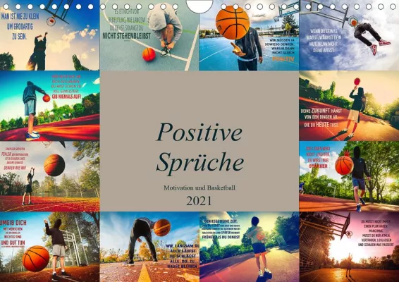 Bild: Positive Sprüche - Motivation und Basketball