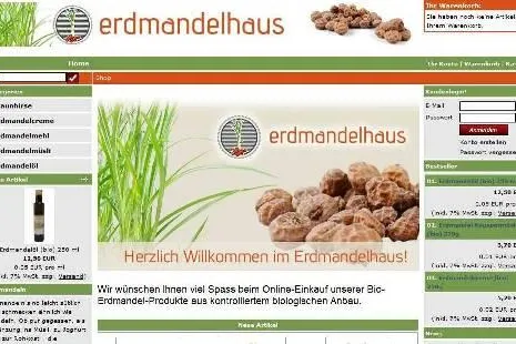 Bild: NEU: Erdmandel-Produkte in kontrollierter Bio-Qualität jetzt online bestellen