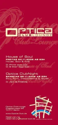 Grand Opening Optica Club Lounge Berlin Mitte 24.-25.11.2006 Bild: Grand Opening Optica Club Lounge Berlin Mitte 24.-25.11.2006