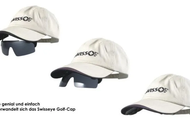 Bild: Swisseye Golf Cap mit integrierter Sonnenbrille by dublisGolf