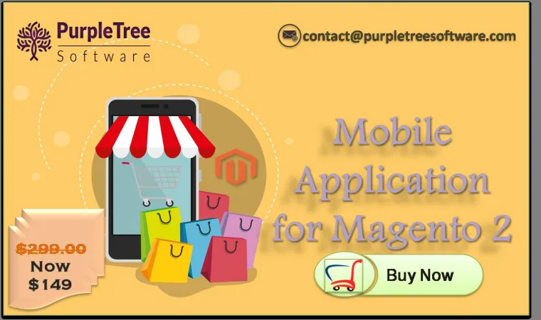 Bild: Linkes Menü in der Mobilanwendung für Magento 2