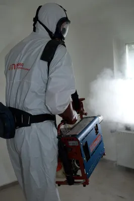 Gerüche und Schimmel einfach wegnebeln: Neue Technik Fogging wirkt bei flächigen und versteckten Schäden Bild: Gerüche und Schimmel einfach wegnebeln: Neue Technik Fogging wirkt bei flächigen und versteckten Schäden