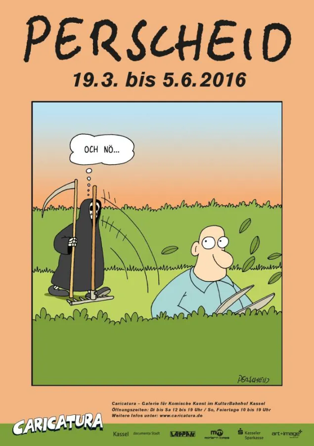 Ausstellungsplakat zur PERSCHEID-Ausstellung