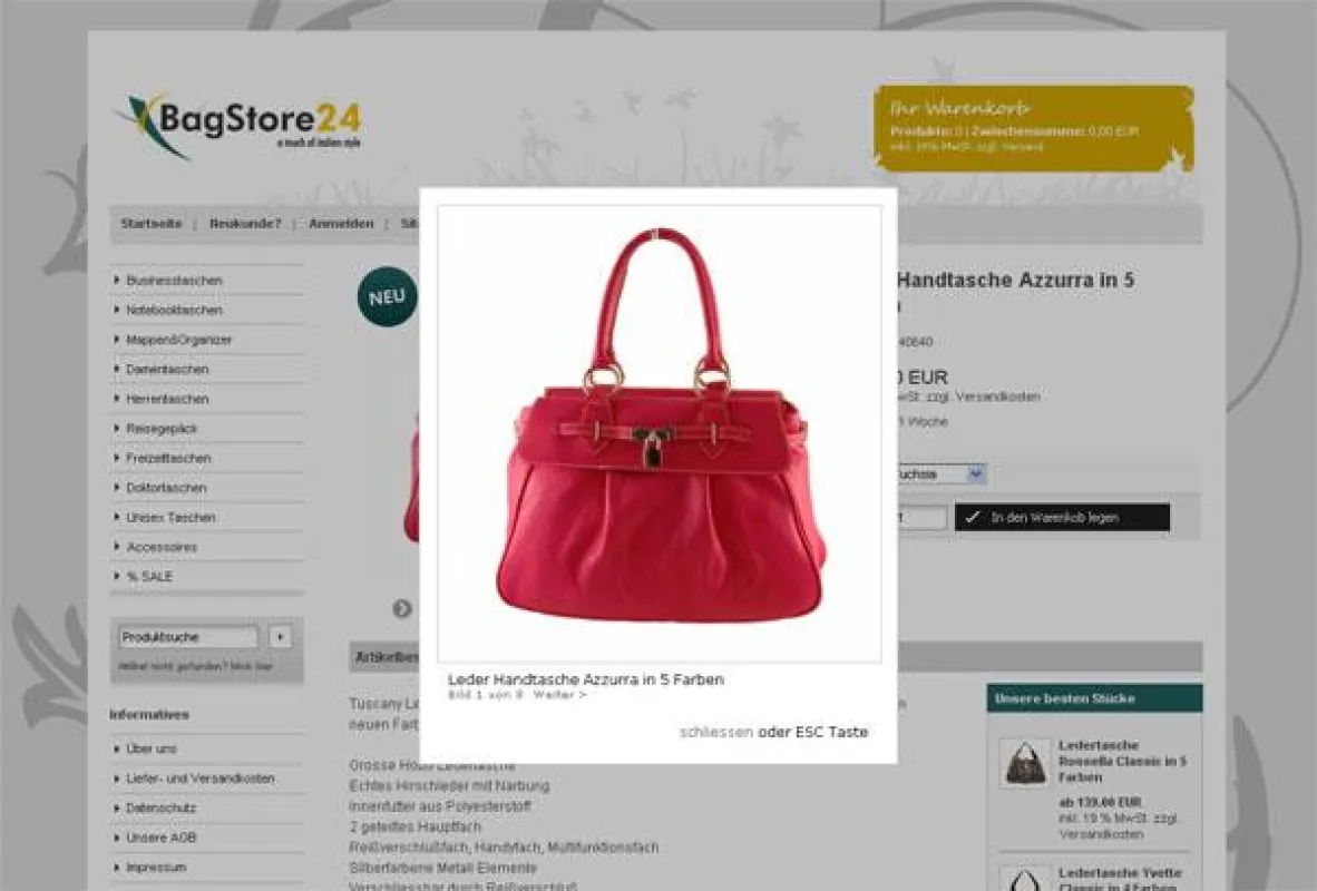 Neue Frühjahr Trends bei Bagstore24.de