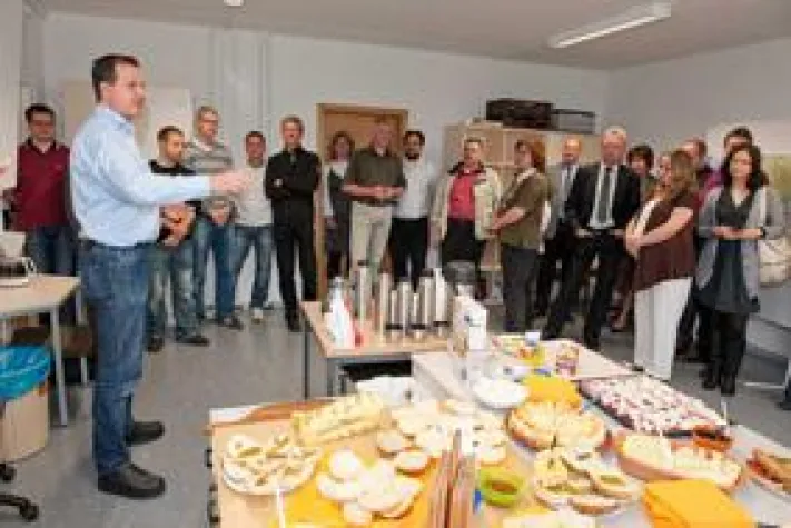 Gründungsschmiede der HTW Dresden in neuen Räumlichkeiten Bild: Gründungsschmiede der HTW Dresden in neuen Räumlichkeiten