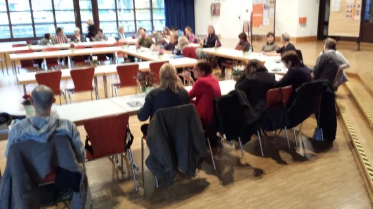 Bild: Info Veranstaltung für LehrerInnen an Förderschulen im Berufskollleg des CJD Frechen