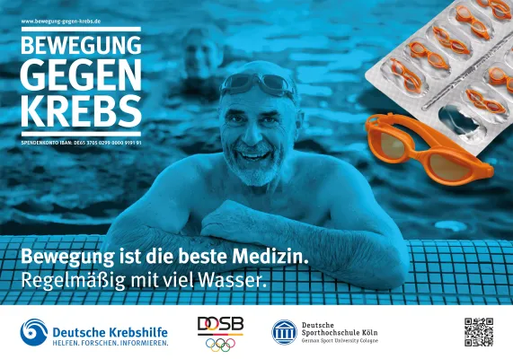 Bild: „Bewegung ist die beste Medizin“: Neue Krebspräventionskampagne startet im Mai 2022