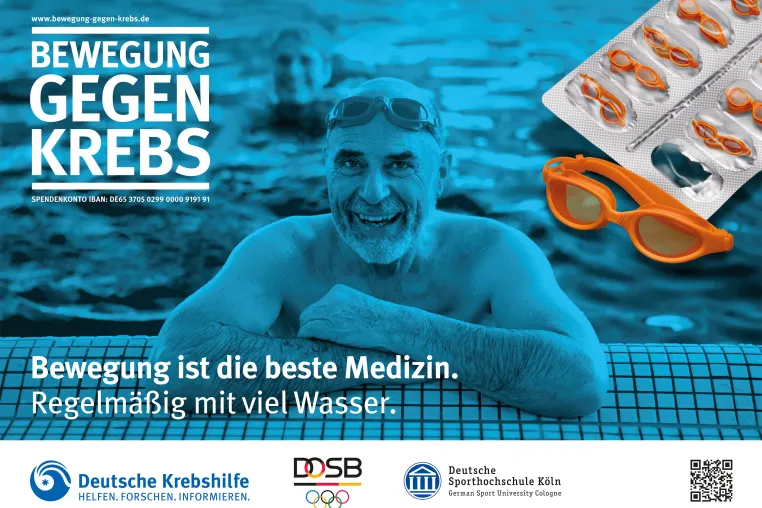 Bild: „Bewegung ist die beste Medizin“: Neue Krebspräventionskampagne startet im Mai 2022