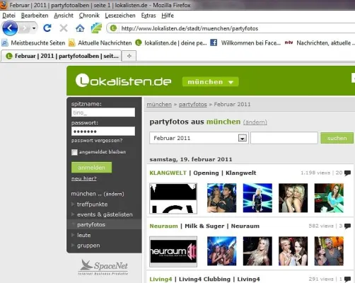 lokalisten.de – aktuelle Events, Fotos und Partyspecials deutschlandweit Bild: lokalisten.de – aktuelle Events, Fotos und Partyspecials deutschlandweit