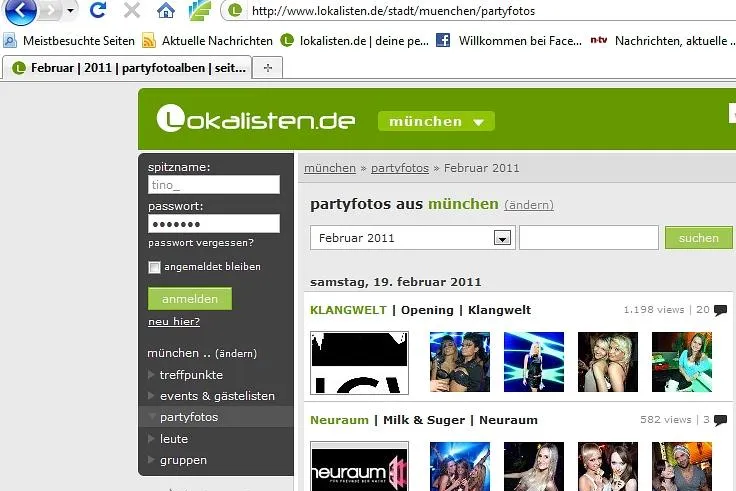 lokalisten.de – aktuelle Events, Fotos und Partyspecials deutschlandweit Bild: lokalisten.de – aktuelle Events, Fotos und Partyspecials deutschlandweit