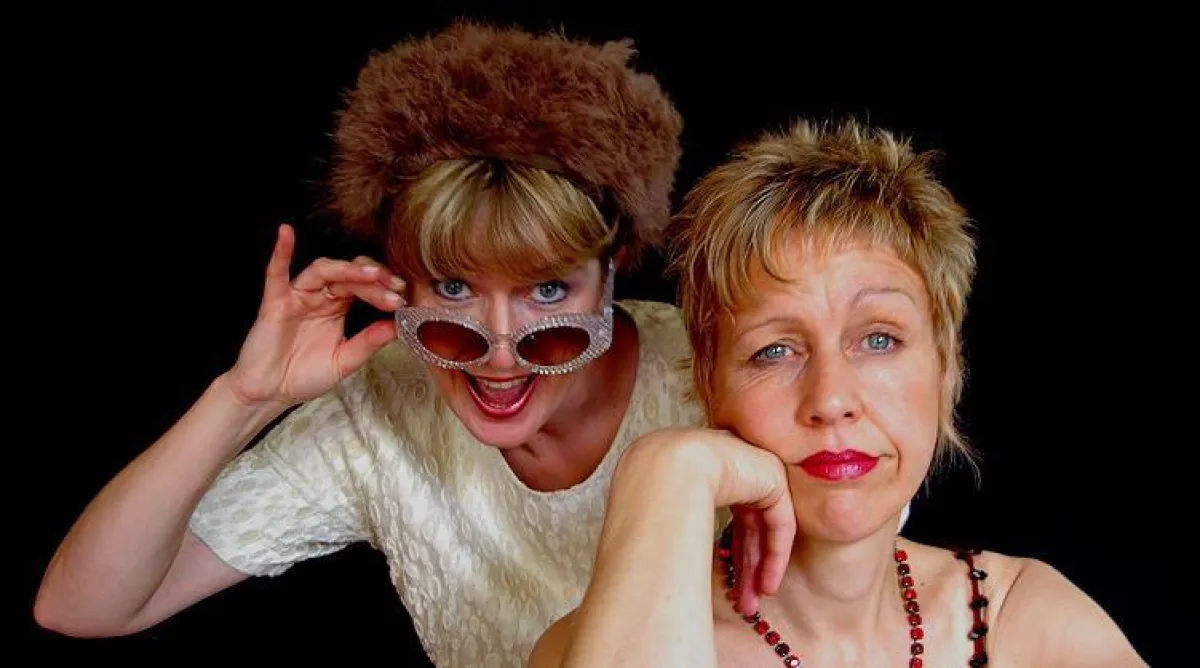 Das Damen-Duo Anja Hubert und Stefanie Titus
