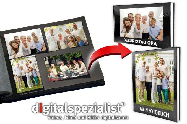 Bild: Einzigartiger Service: Digitalisierung kompletter Fotoalben