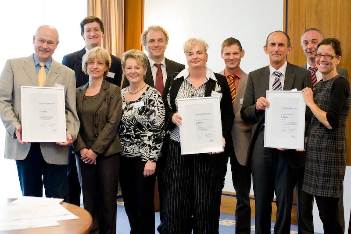 Die Sieger des SRH Qualitätspreises 2010 (Quelle: SRH, Fotograf: Jörg Simanowski)