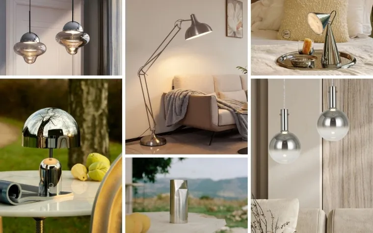 Bild: Glamour zum Einschalten: Moderne Metallic-Leuchten präsentiert von Lampenwelt.de